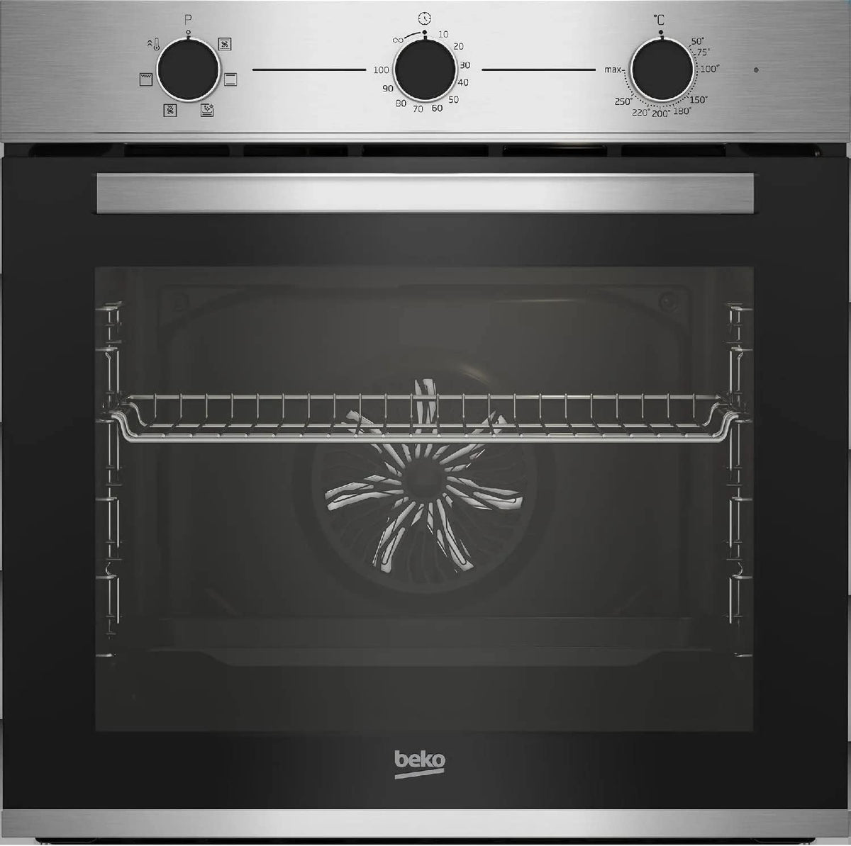 Beko Mf.72 l.6fn.chal four encastrable, 60 cm, acier inoxydable