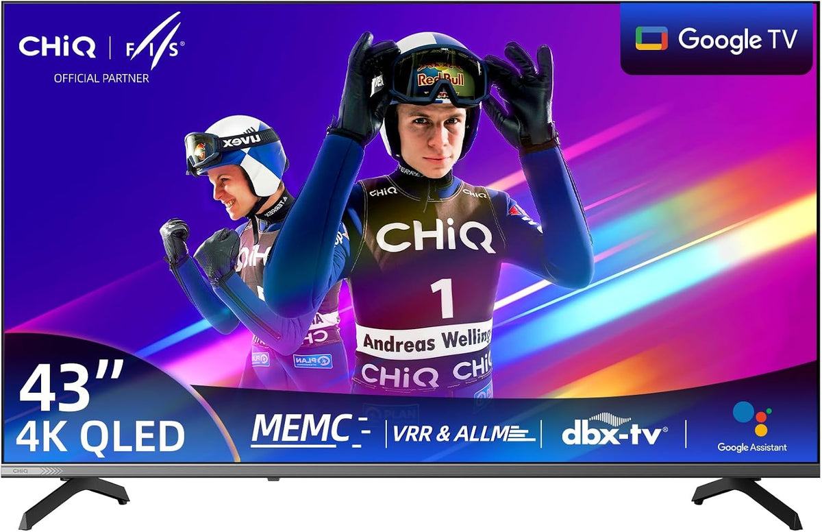 Téléviseur U43QST, 43 pouces, 4K, QLED, Google TV, CHiQ