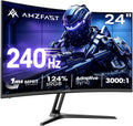 Moniteur, 24 pouces, 240 Hz, bleu, Amzfast