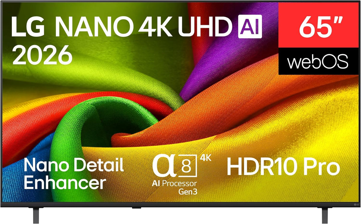 LG 65NU850B6LA téléviseur, 65 pouces, avec éclairage LED, 4K