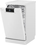 Lave-vaisselle GSP 7418, 45 cm, blanc, encastrable, 10 couverts, Bomann