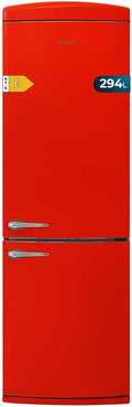 Cecotec réfrigérateur-congélateur, 190 cm, 294 L, No Frost, rouge