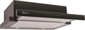 Hotte aspirante GCH 117, 60 cm, 1000 m³/h, avec éclairage LED, verre, noir, encastrable, Gurari