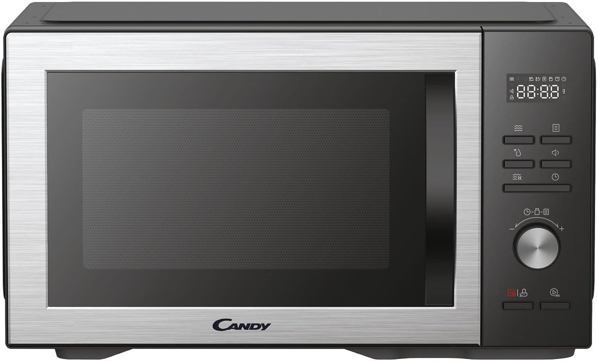 Candy CMWA32EDLB four à micro-ondes, 31,5 cm, 1000 W, 32 L, acier inoxydable, noir, 5 niveaux