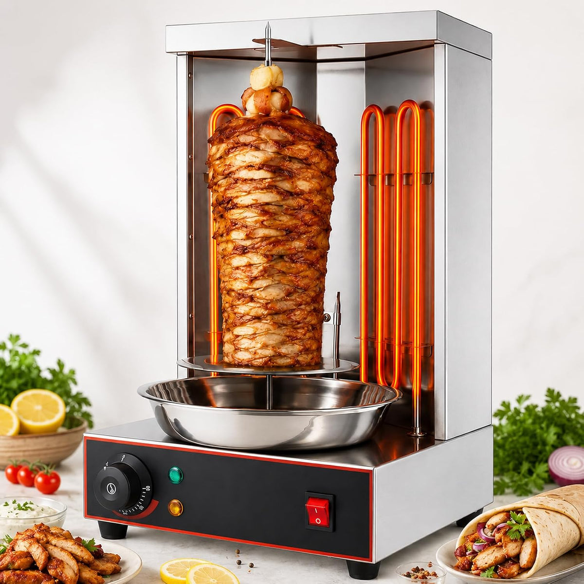Four, 3000 W, acier inoxydable, électrique, grill, LYJIANGXIN