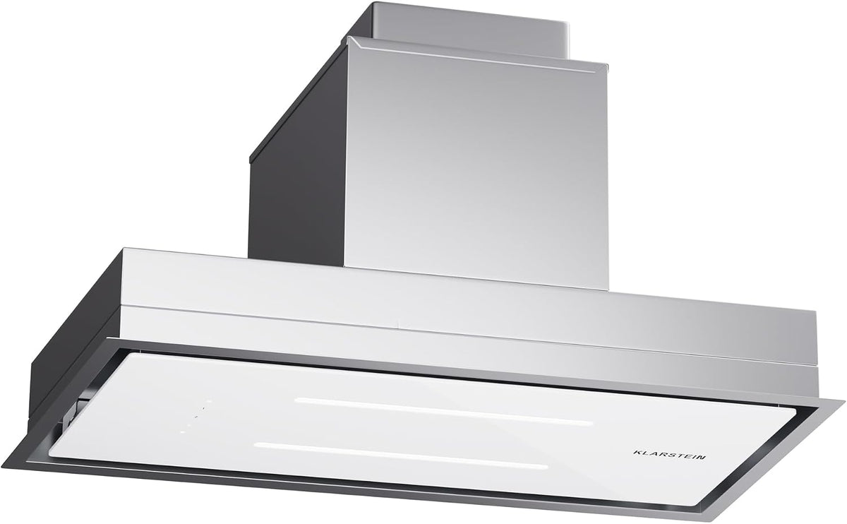 Klarstein hotte aspirante, 410 m³/h, avec éclairage LED, aluminium