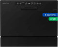 Lave-vaisselle GLV6T47BL, 47 dB, noir, 6 couverts, GEDTECH