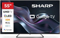 Sharp 55HP6265E téléviseur, 55 pouces, QLED, 4K Ultra HD, Google TV, Dolby Vision, Dolby Atmos