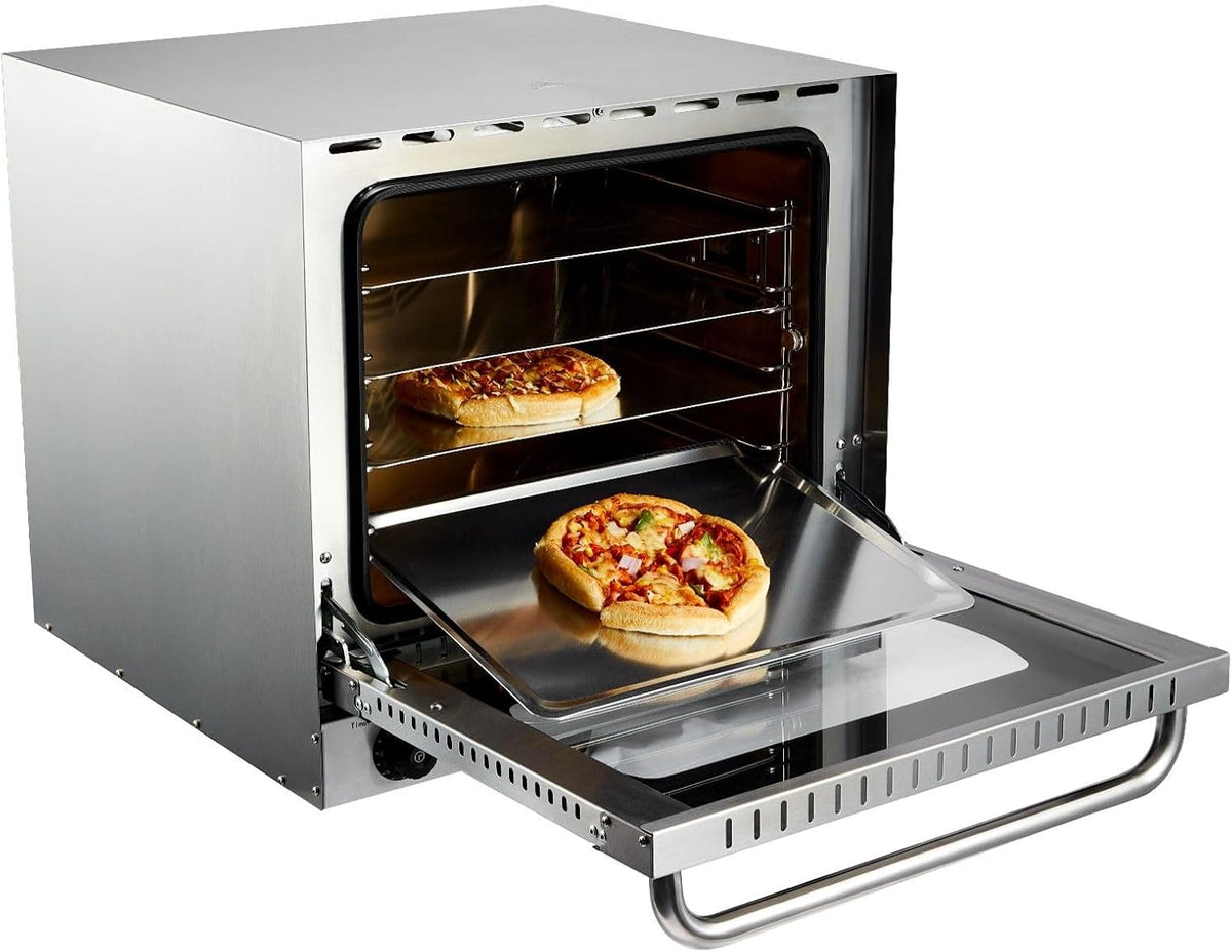 Mini-four GCO3200, 61 × 67 × 58 cm, 3200 W, acier inoxydable, argent, METRO Professional