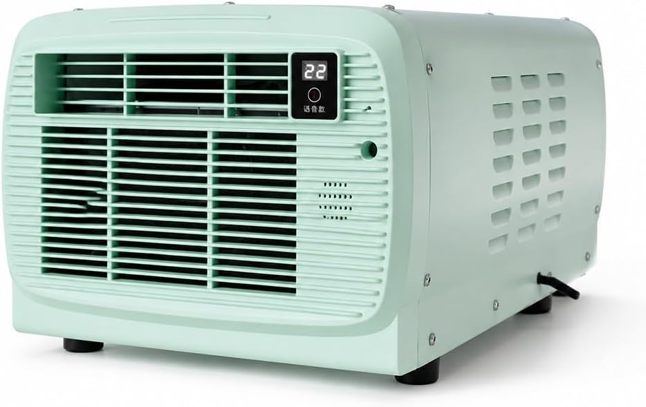 Climatiseur portable, 460 × 285 × 230 mm, avec télécommande, mobile, compact, pour le bureau, pour la chambre, SDYAYFGE
