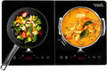 Table de cuisson, 200 W, verre, noir, induction, portable, 10 niveaux, ACTIV CUISINE