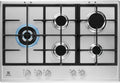 Electrolux KGS7566S2X table de cuisson, 75 cm, acier inoxydable, à gaz, 5 brûleurs
