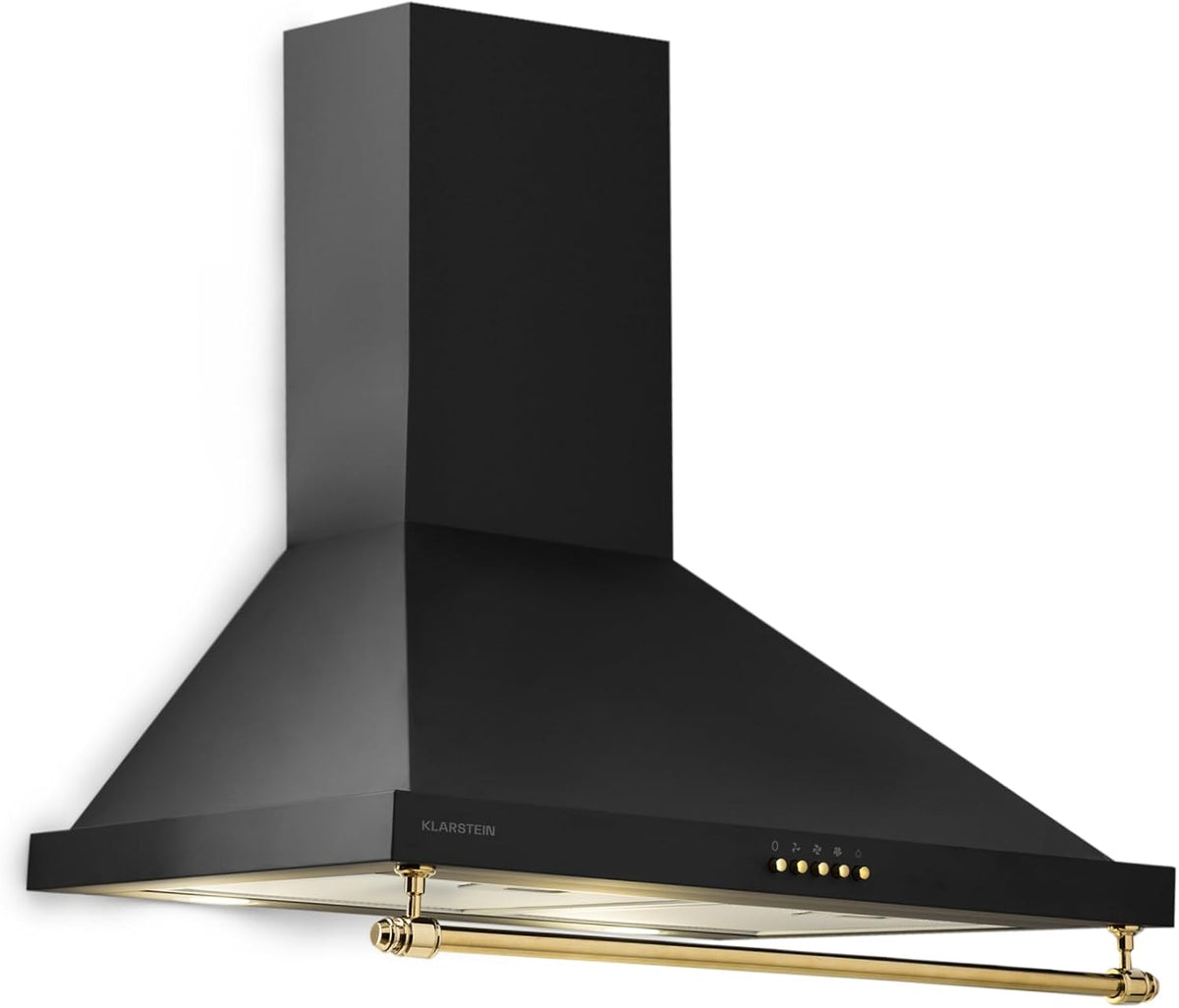 Klarstein hotte aspirante, 60 cm, 599 m³/h, noir, 3 niveaux