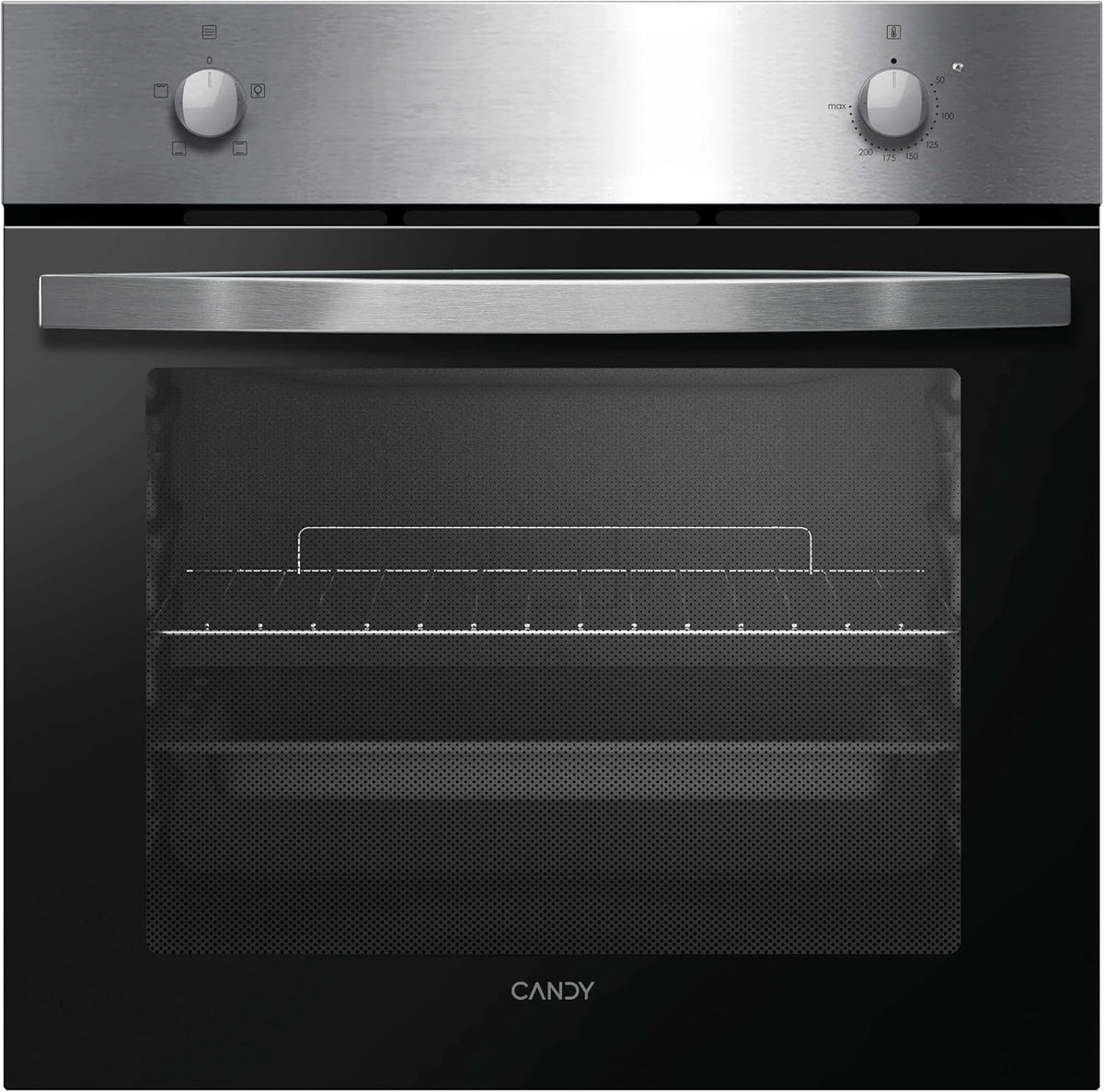 Candy X100IT four, 59,5 × 56,8 × 59,5 cm, 70 L, acier inoxydable, électrique, encastrable