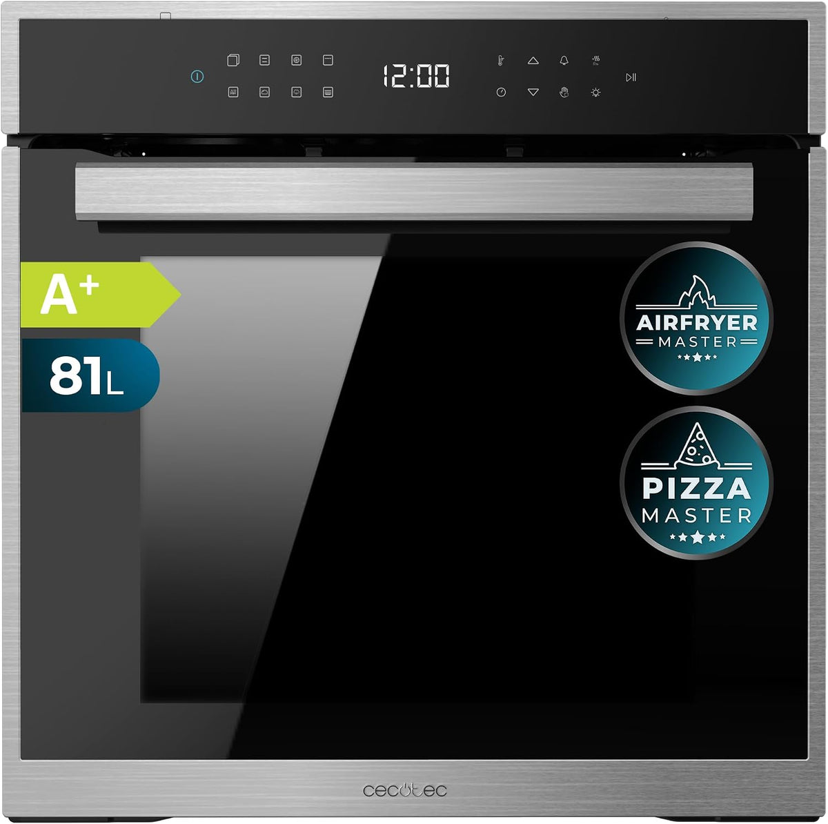 Cecotec P506000 four, 60 cm, 3400 W, 81 L, encastrable