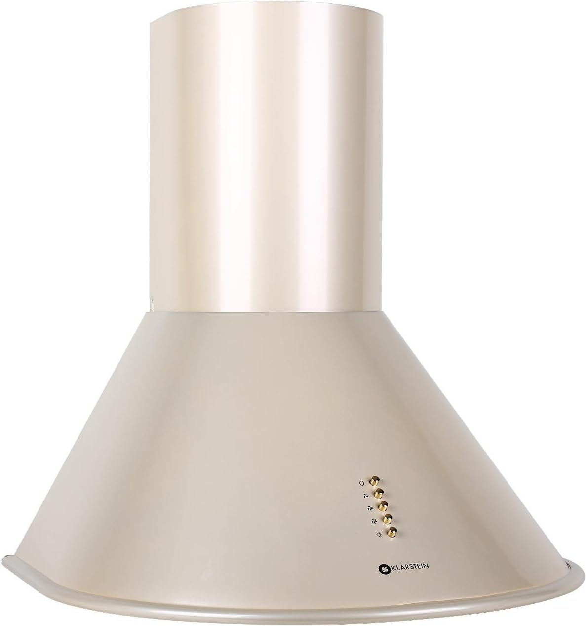 Klarstein max.430m3/h hotte aspirante, 60 cm, 430 m³/h, acier, 3 niveaux