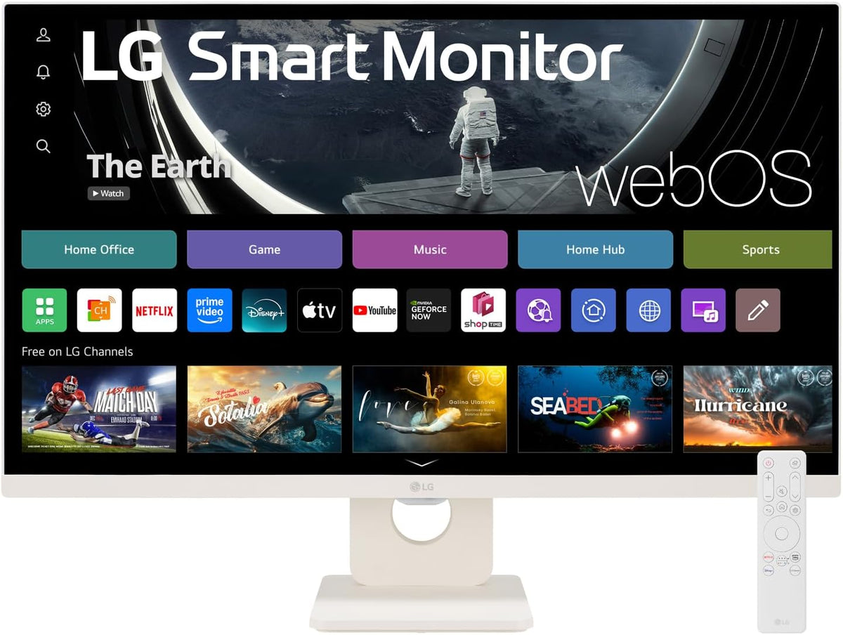 LG 27U511SA-W moniteur, 27 pouces, 100 Hz, commande intelligente