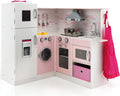 Cuisine jouet, bois, pour la cuisine, GOPLUS