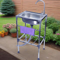Lave-linge, acier inoxydable, portable, mobile, pour la cuisine, TAXXII