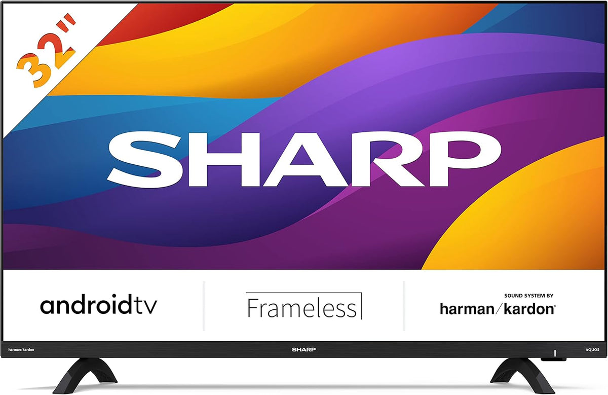 Sharp 32DI6EA téléviseur, 81 cm, 32 pouces, Android TV