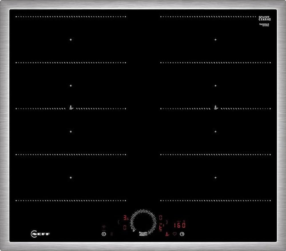 Table de cuisson T66SHX4L0, 60 cm, noir, induction, Neff