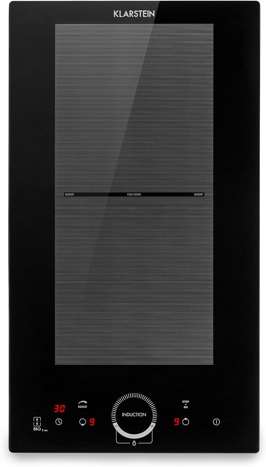 Klarstein table de cuisson, 3500 W, induction, encastrable, 2 feux, pour la cuisine