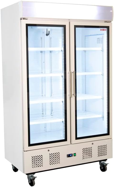 Armoire pour réfrigérateur, verre, 2 portes, MBH - MAQUINARIA BAR HOSTELERÍA