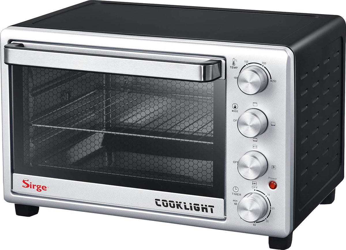 Mini-four FORNO28CL, 28 L, 1500 W, verre, électrique, Sirge