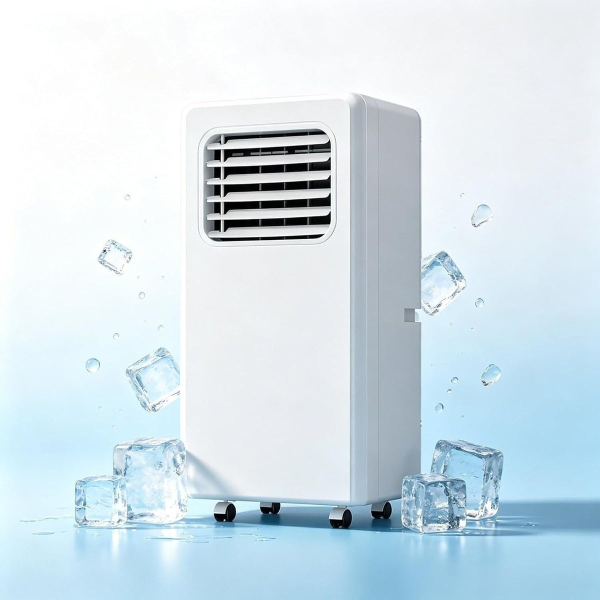 Climatiseur portable, 12000 BTU, mobile, pour le bureau, pour le salon, RENWEIWEI